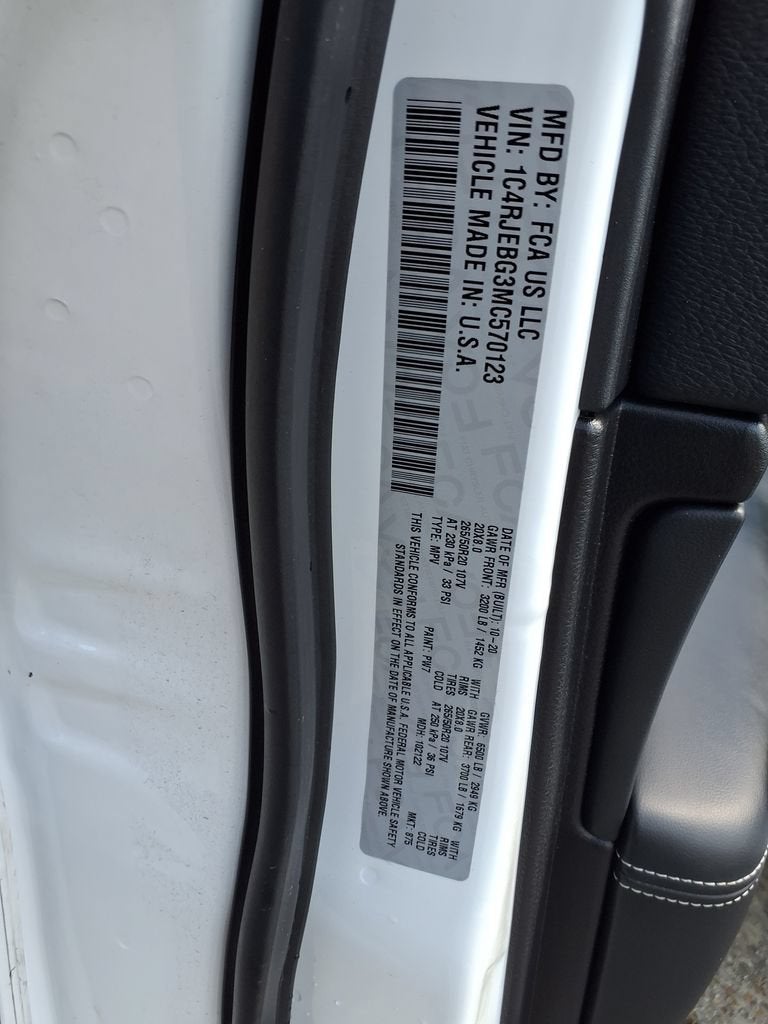2021 Jeep Grand Cherokee 80th Anniversary
