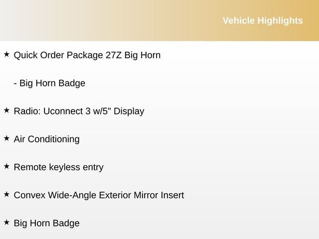 2024 RAM 1500 Big Horn