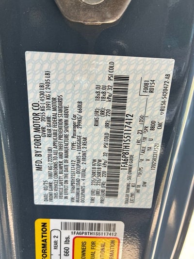 2025 Ford Mustang EcoBoost