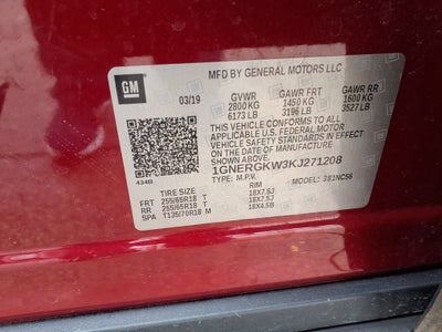 2019 Chevrolet Traverse LT Cloth