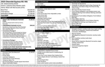 2025 Chevrolet Equinox RS