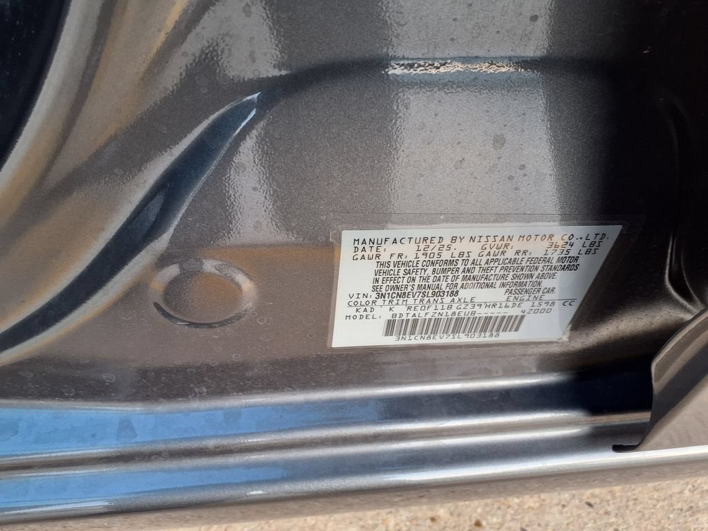 2025 Nissan Versa SV