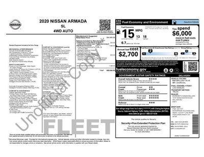 2020 Nissan Armada SL