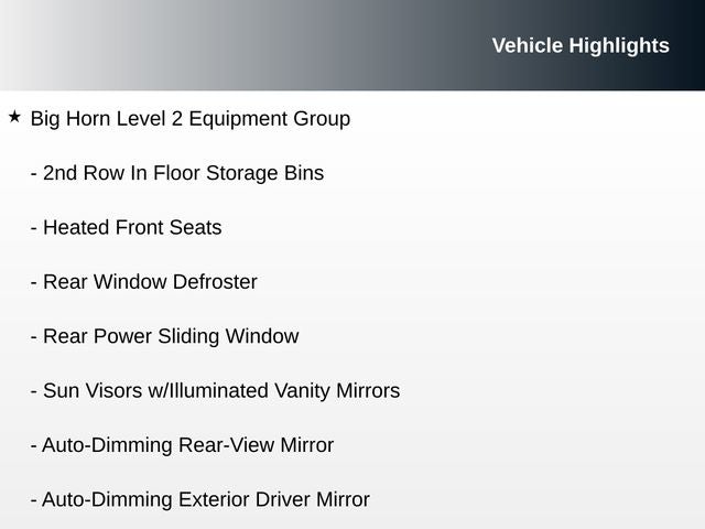 2022 RAM 1500 Big Horn/Lone Star