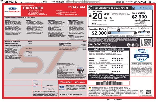 2021 Ford Explorer ST