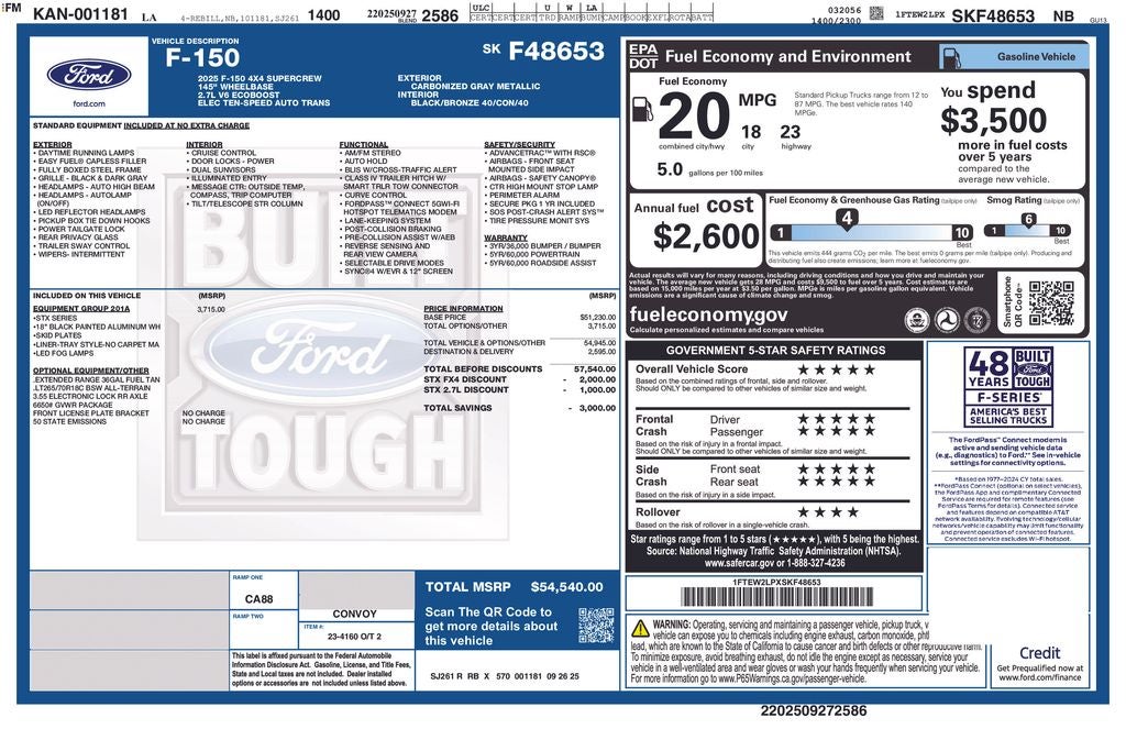 2025 Ford F-150 STX