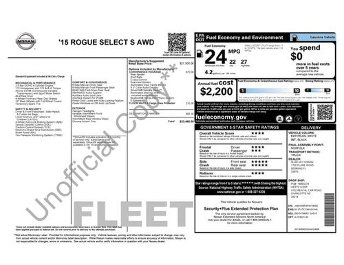 2015 Nissan Rogue Select S