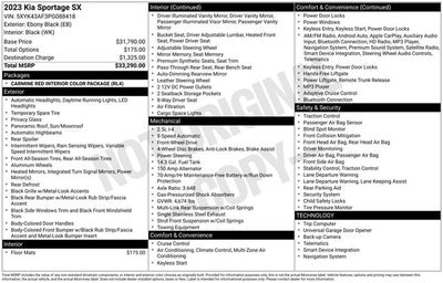2023 Kia Sportage SX
