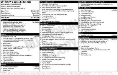2019 BMW 3 Series 330i