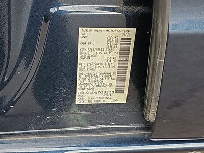 2021 Nissan Frontier SV