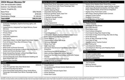 2024 Nissan Murano SV