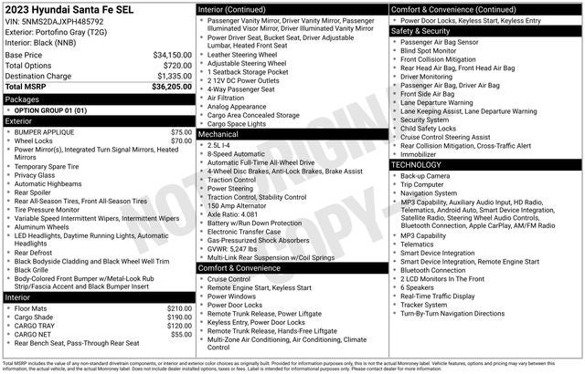 2023 Hyundai Santa Fe SEL