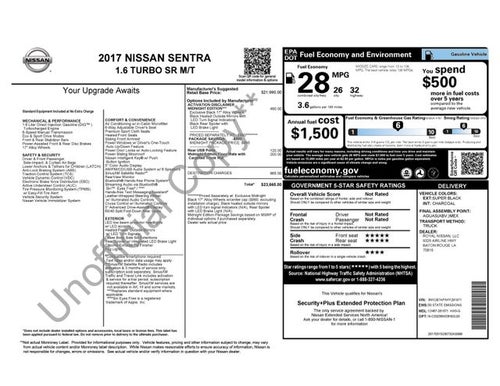 2017 Nissan Sentra SR Turbo