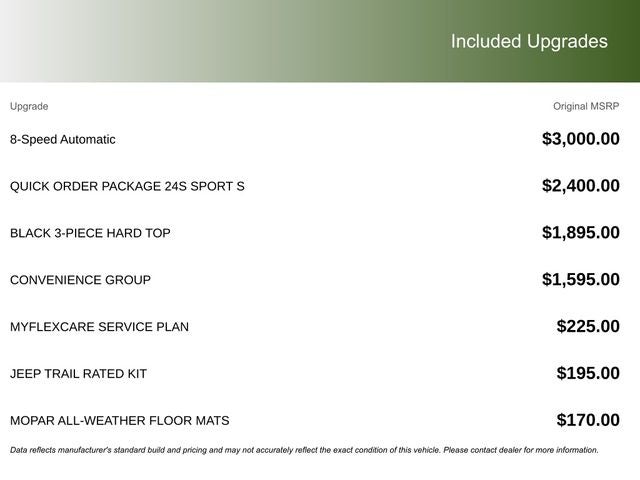 2026 Jeep Wrangler WRANGLER 4-DOOR SPORT S