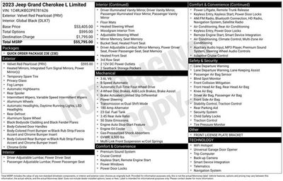 2023 Jeep Grand Cherokee L Limited