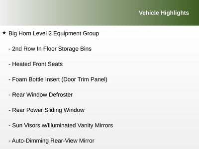 2021 RAM 1500 Big Horn/Lone Star