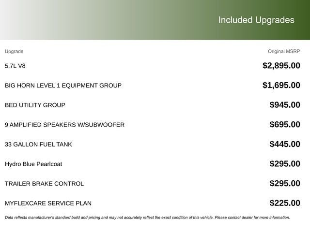 2026 RAM Ram 1500 RAM 1500 BIG HORN CREW CAB 4X4 5'7' BOX