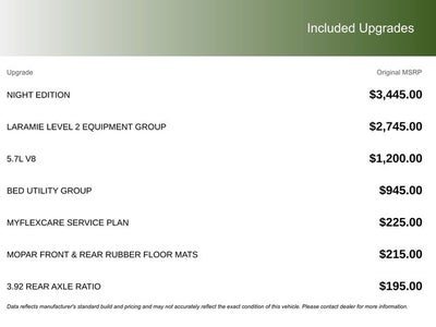 2026 RAM Ram 1500 RAM 1500 LARAMIE CREW CAB 4X4 5'7' BOX