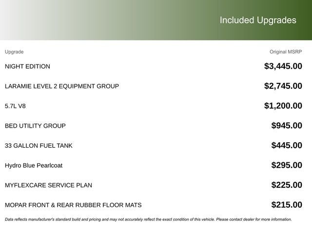 2026 RAM Ram 1500 RAM 1500 LARAMIE CREW CAB 4X4 5'7' BOX