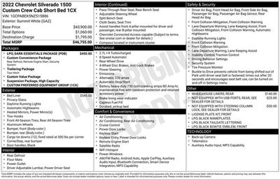 2022 Chevrolet Silverado 1500 2WD Crew Cab Short Bed Custom