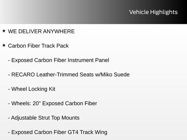 2022 Ford Mustang Shelby GT500 CF Track Pack