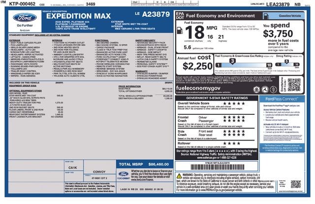 2020 Ford Expedition Max Platinum