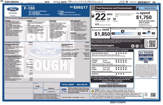 2021 Ford F-150 XLT