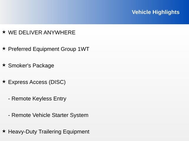 2017 Chevrolet Express 2500 Work Van Cargo