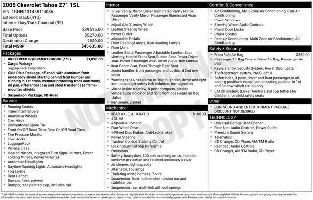 2005 Chevrolet Tahoe Z71