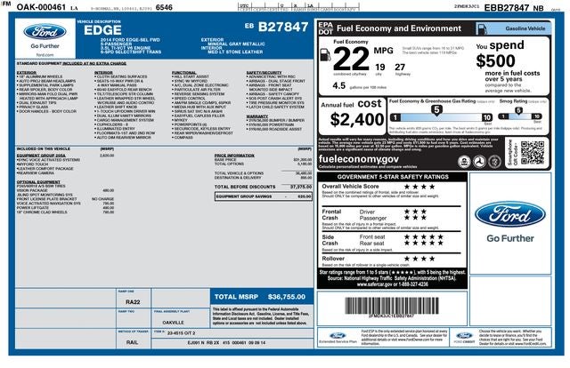2014 Ford Edge SEL