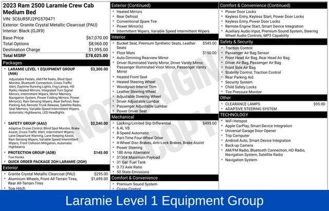2023 RAM 2500 Laramie