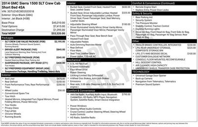 2014 GMC Sierra 1500 SLT