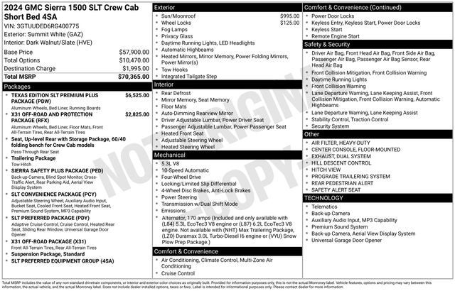 2024 GMC Sierra 1500 SLT