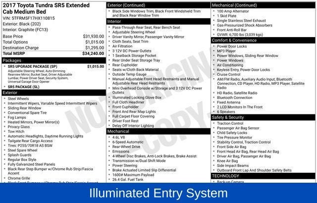 2017 Toyota Tundra SR5
