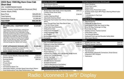 2022 RAM 1500 Big Horn/Lone Star