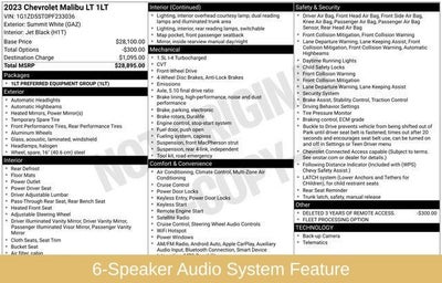 2023 Chevrolet Malibu LT 1LT