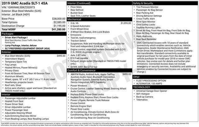 2019 GMC Acadia SLT-1