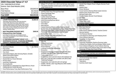 2020 Chevrolet Tahoe LT