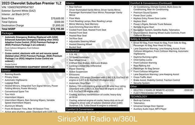 2023 Chevrolet Suburban Premier