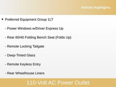 2018 Chevrolet Silverado 1500 LT LT1