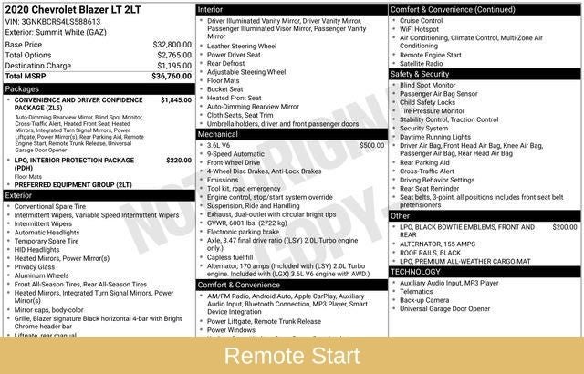 2020 Chevrolet Blazer LT