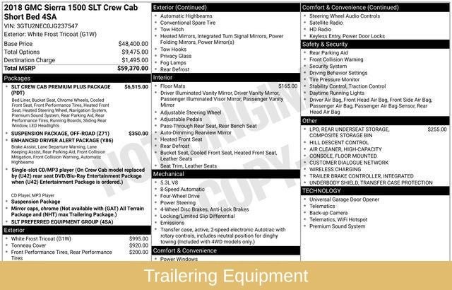 2018 GMC Sierra 1500 SLT