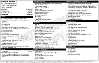 2022 Kia Telluride S