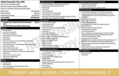 2024 Chevrolet Trax 2RS