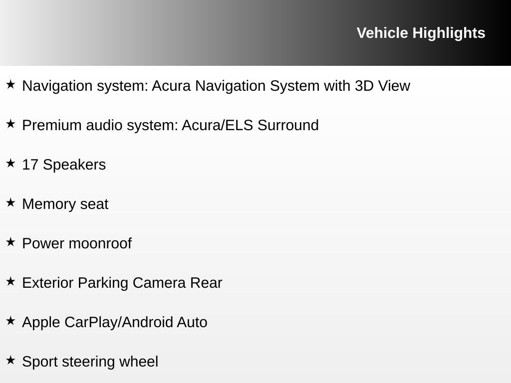 2021 Acura TLX A-Spec Package SH-AWD