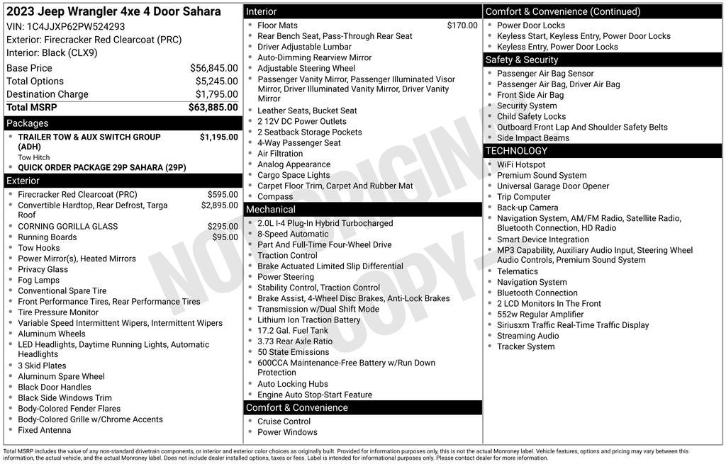 2023 Jeep Wrangler Sahara 4xe