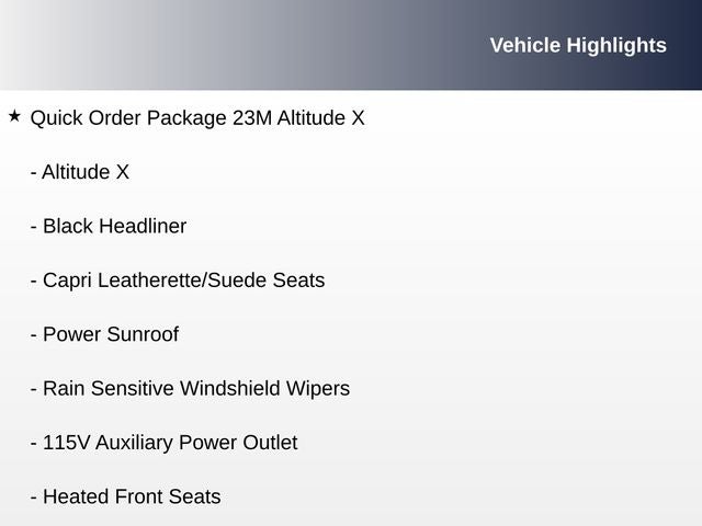 2025 Jeep Grand Cherokee Altitude X