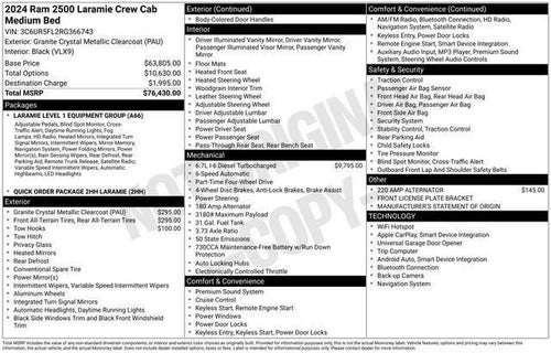 2024 RAM 2500 Laramie