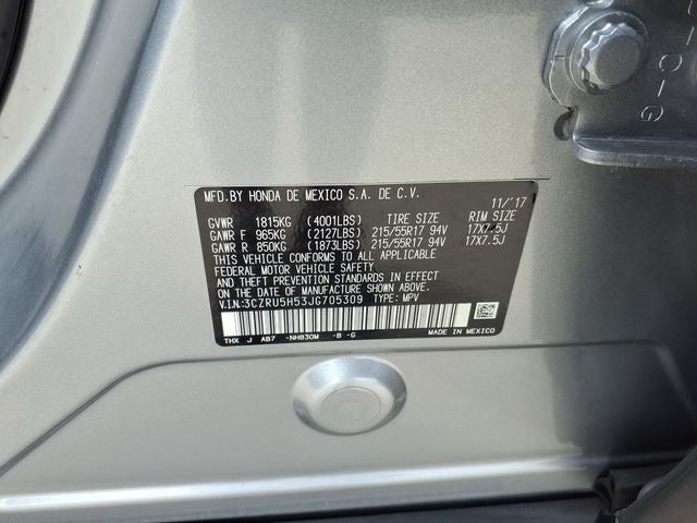 2018 Honda HR-V EX