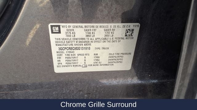 2016 Chevrolet Silverado 1500 LT LT1